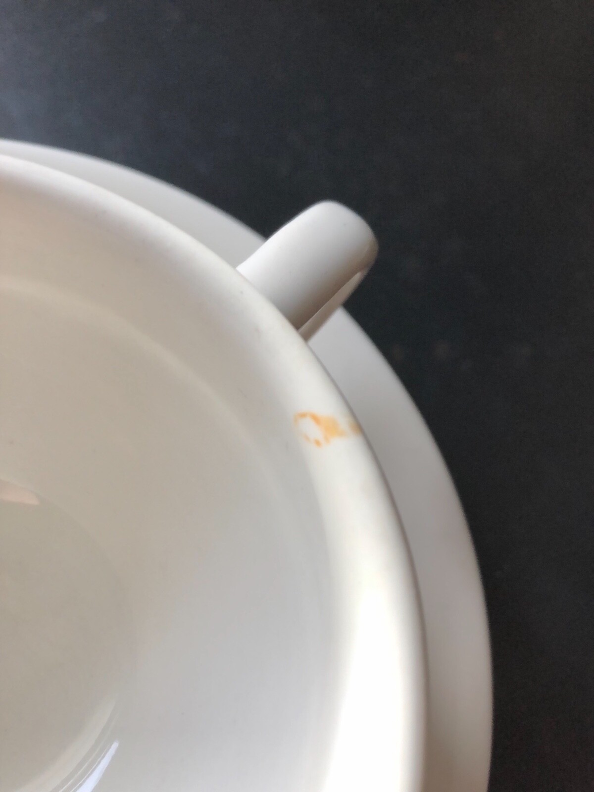 4 Antique Red Wing cup and saucers GREAT find!