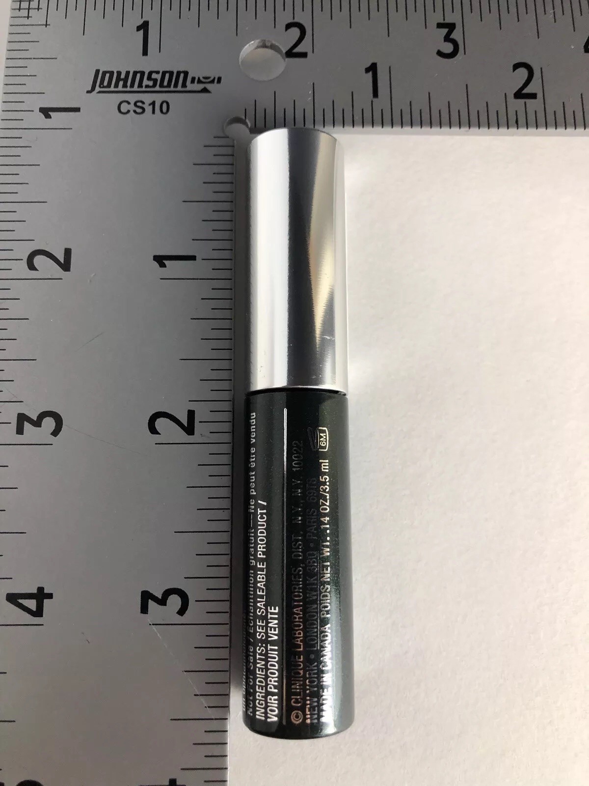 Clinique High Impact Mascara 0.14 oz  3.5ml Travel size mini Authentic 01 Black