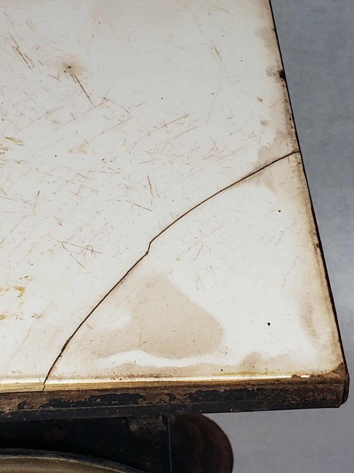 Antique Country Store Triner Brass Face Dial Scale Postal Grocery Kitchen 24