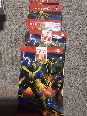 Marvel Annual 2018-19 5 Unopened Packs