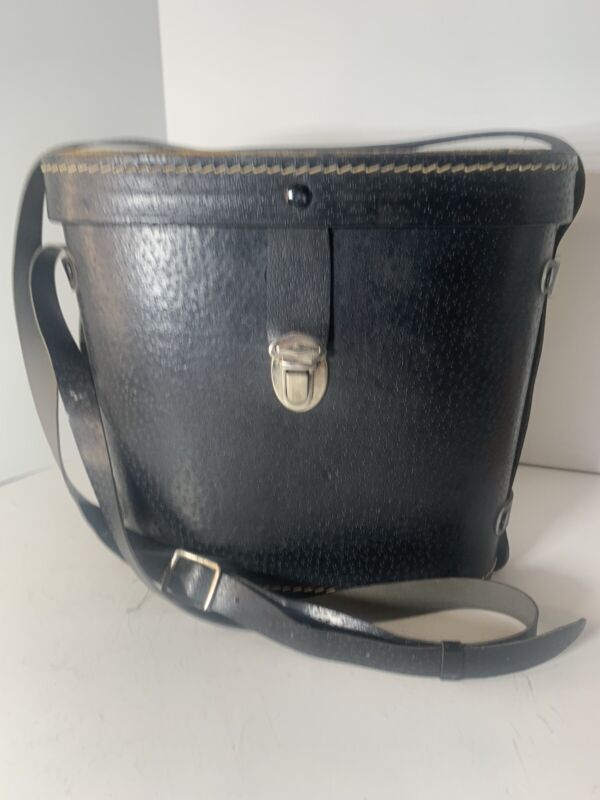 Vintage Black Leather Binocular Case Only