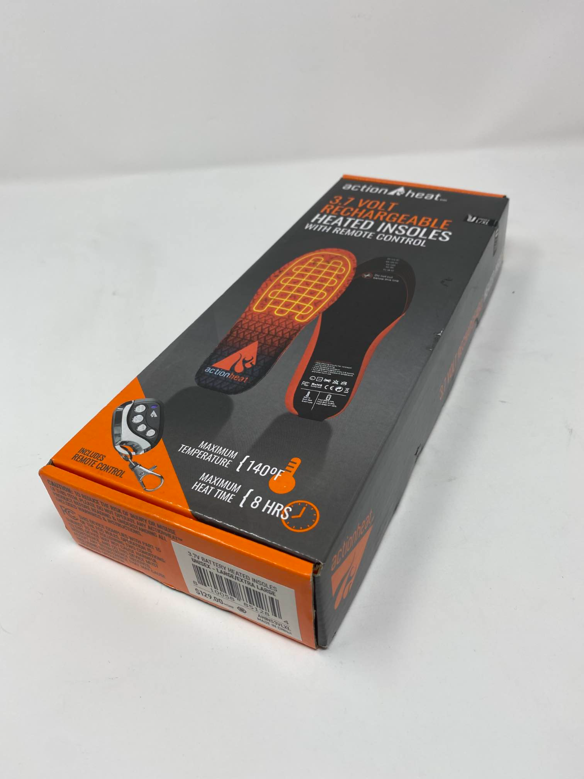 Actionheat rechargeable shop battery heated insoles