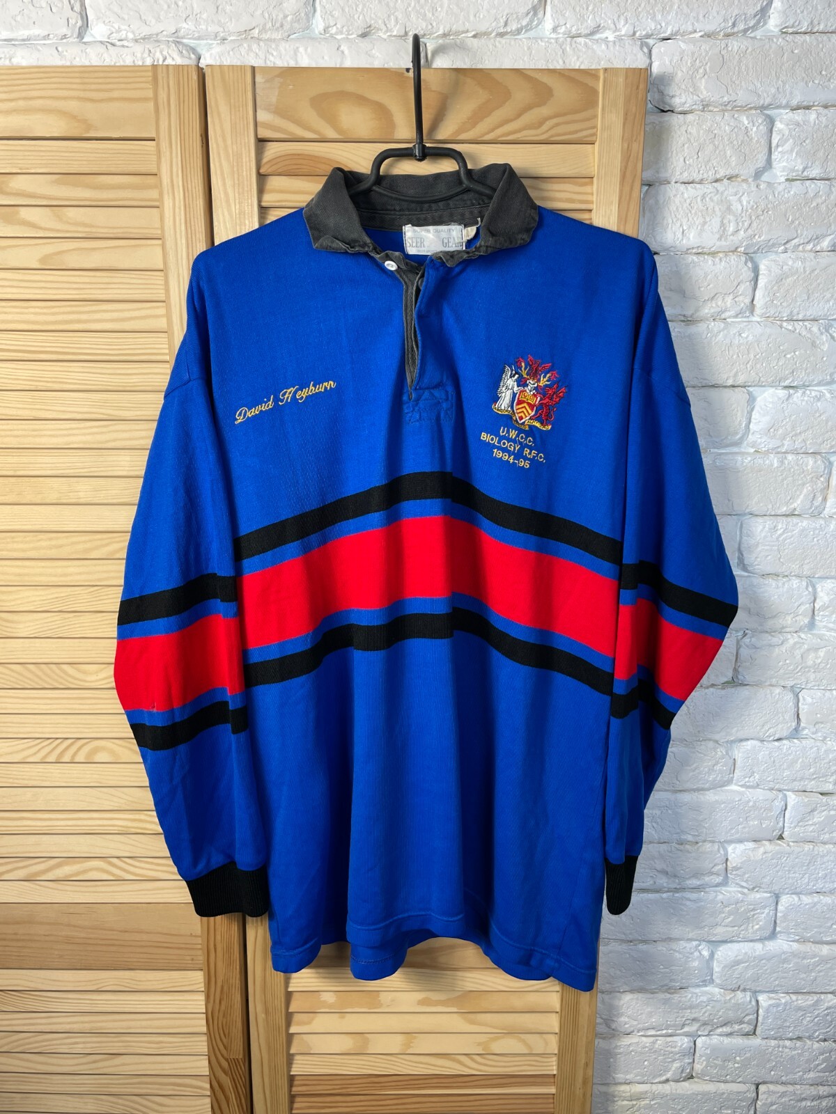 Cardiff Blues ラグビーウェア Mサイズ CARDIFF BLUES WALES RUGBY UNION SHIRT JERSEY MACRON SIZE S