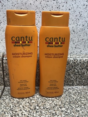 2x Cantu Shea Butter Moisturizing Cream Shampoo 13.5oz new 