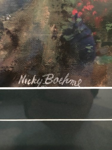 Nicky Boehme ‘Guardian of the Sea’ Framed SIGNED Print 31” X 26”