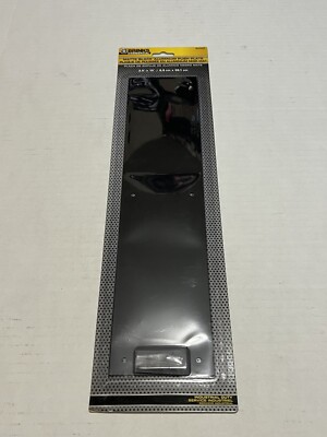 Brand New Brinks Commercial 15 in. L Matte Black Aluminum Push Plate (x1 Plate)