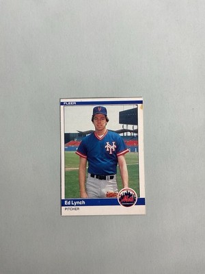 1984 Fleer - Ed Lynch #591