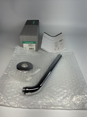 Hansgrohe Replacement 9in Modern Rain Shower Shower Arm (DN15) Chrome 27412001