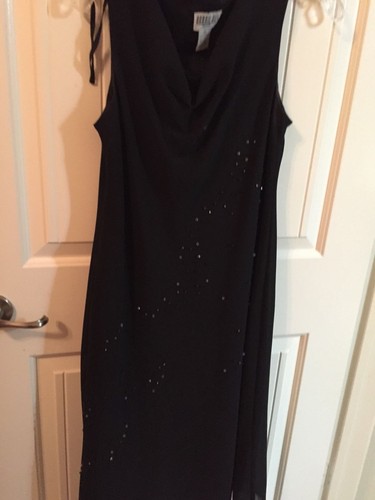 black dress with gold bees Elegant Black Dress with Gold Button Detail | Timeless Chic