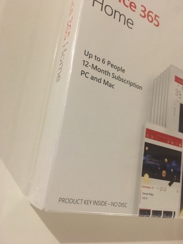 Microsoft Office 365 Home 12 month subscription up to 6 people, PC/Mac 6GQ-01028