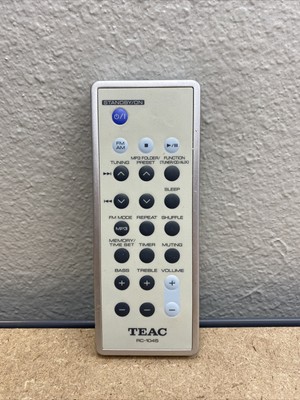 Teac RC-1045 Audio System Remote Control Clicker - GENUINE Untested