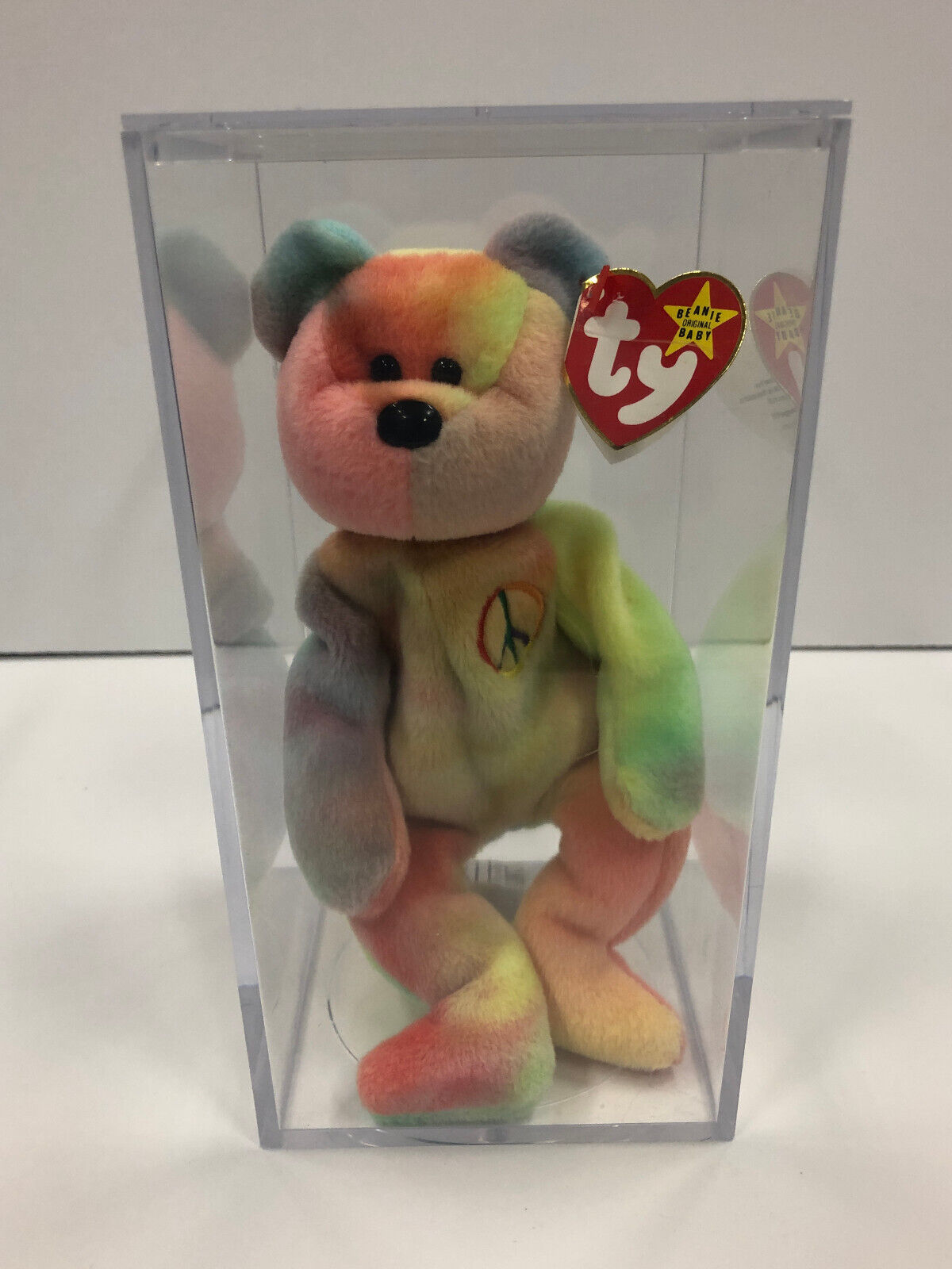 Beanie Baby 1996 ☮️ Peace Bear #4053 Style Edition | 1 of Beanie Baby 1996 ☮️ Peace Bear #4053 Style Edition | 1 of
