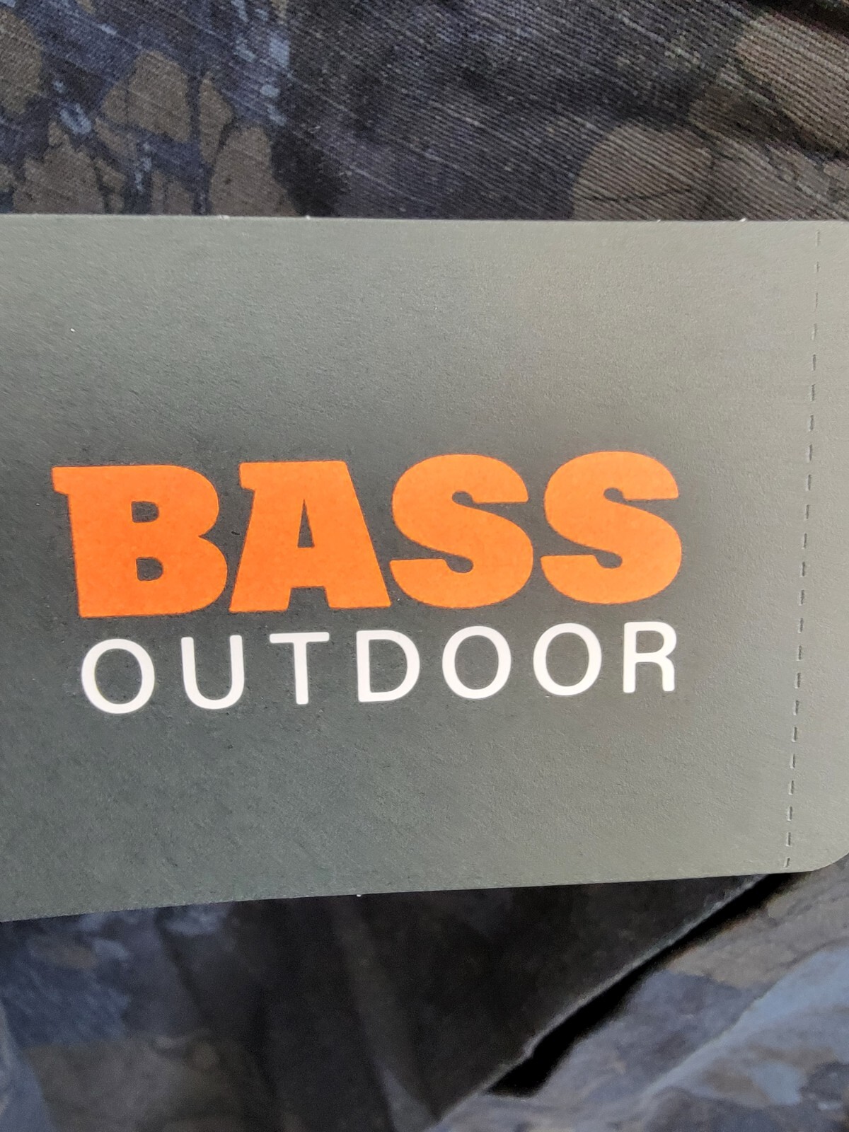 Bass Outdoor Ripstop Utility Shacket Men's L Navy Blazer Rock Camo Snap Closure - Picture 18 of 19