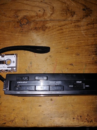 SANYO Microcassette Voice Tape Recorder Player M5400 Vintage Great Condition