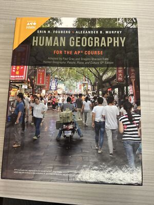 Human Geography for the AP Course by Erin Fouberg (2020, Hardcover; BRAND NEW!!)