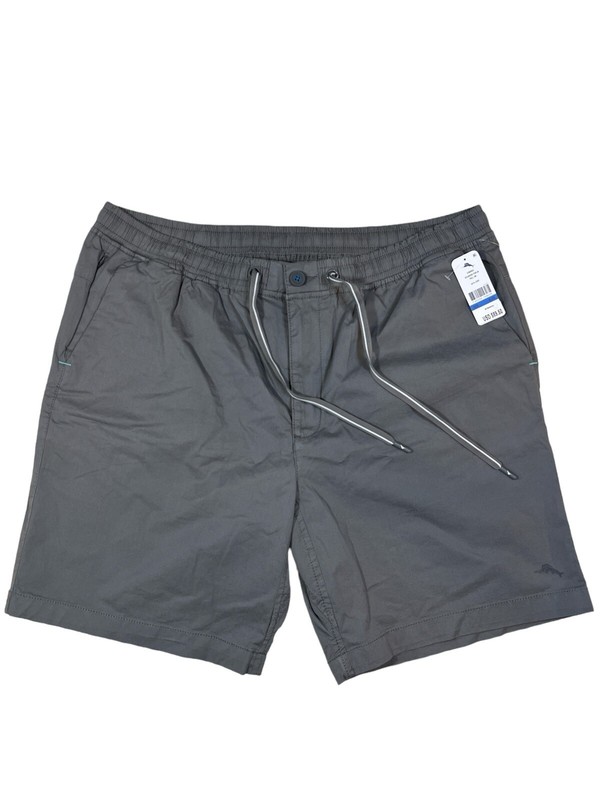 Tommy Bahama Mens Shorts Stretch Oceanside Poplin Pull-On Deep Cave