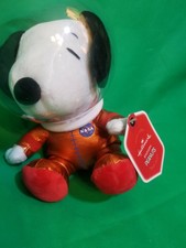 Nasa Snoopy Peanuts Hallmark Plush Rare Orange Space Suit Helmet NEW TAG | eBay