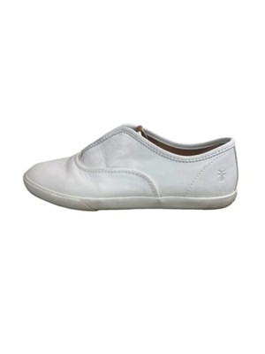 

FRYE Женские белые кроссовки с тиснением логотипа Maya Round Toe Slip On Sneakers, Белый, 79192