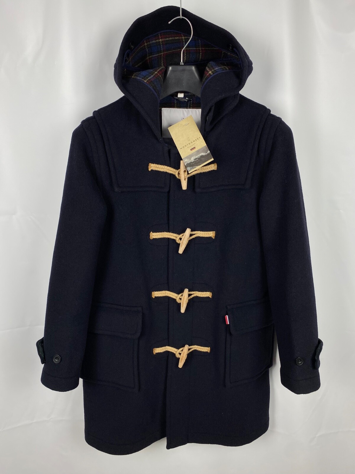 Montgomery 1896 Men Duffle Coat Francigina Wooden Toogles | eBay