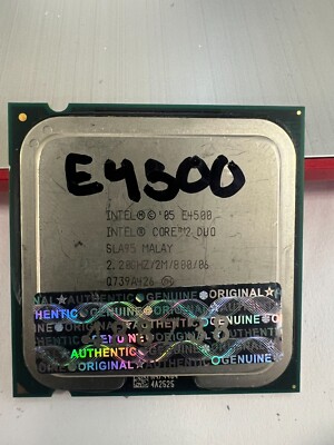 LOT OF 3- Intel Core 2 Duo E4500 2.2GHz 2MB Dual-Core SLA95 LGA775 CPU/Processor