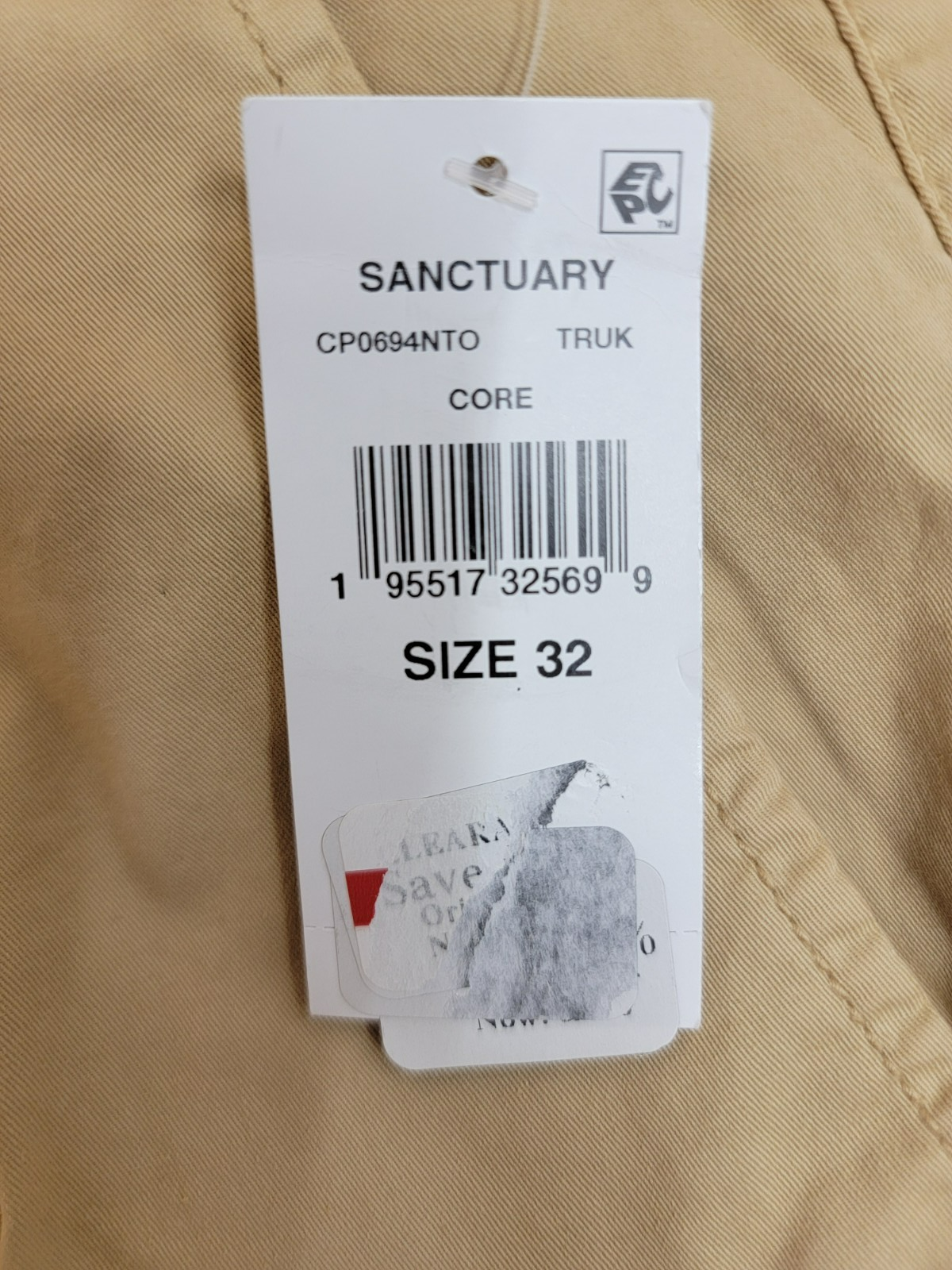 Sanctuary Rebel Cargo Pants Women's 32 True Khaki Tapered Leg Button Zip Closure - Picture 17 of 17