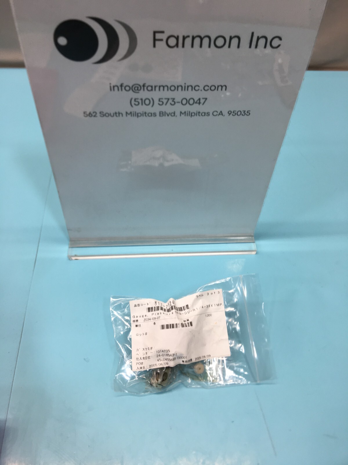 TEL 024-018543-1, GAUGE PRESSURE OPG, 191151