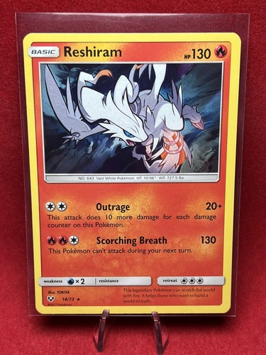 新品登場 2017 Pokemon 14/73 Set Legends Shining **Reshiram** Card その他