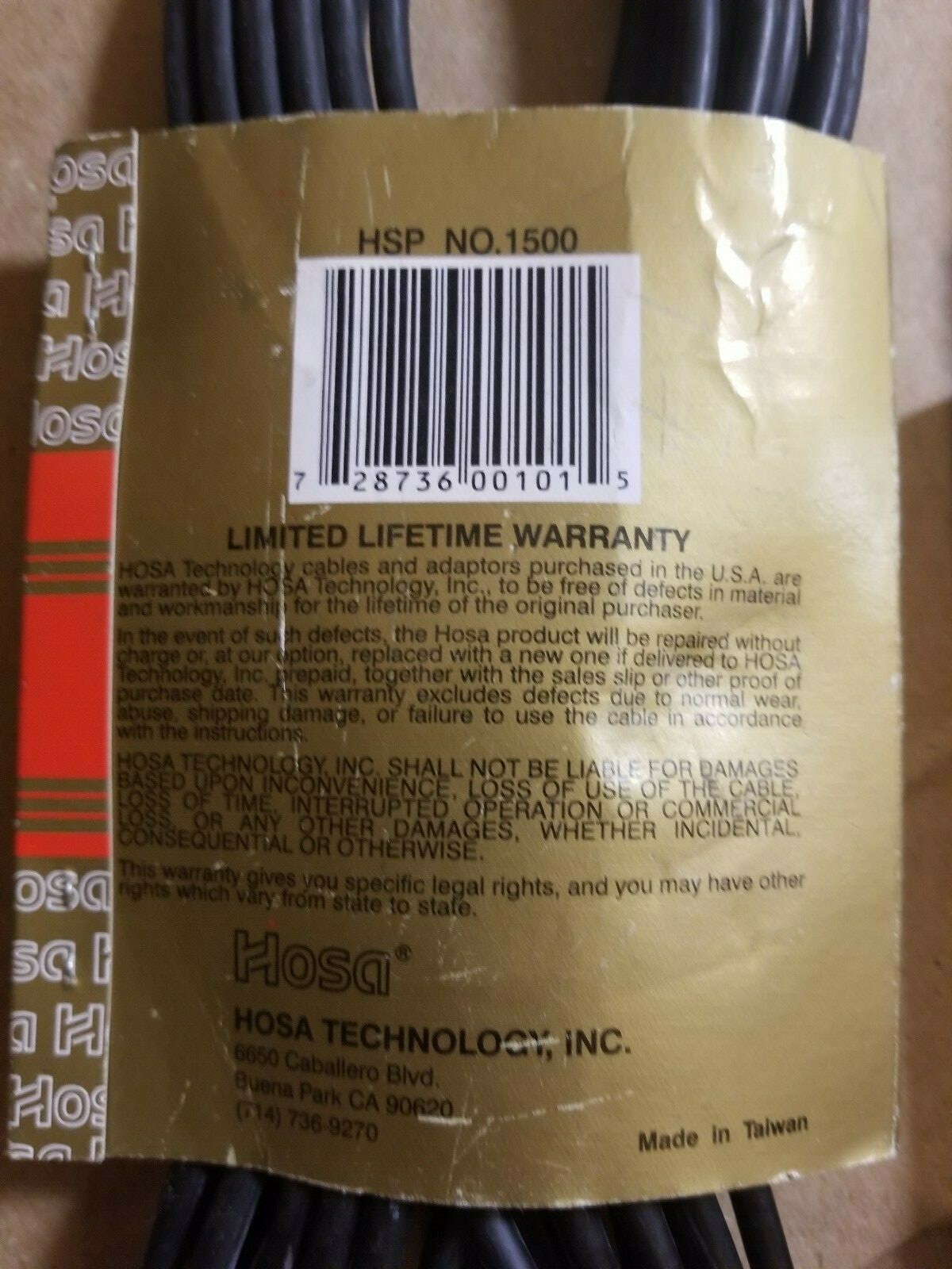 (2) Hosa Midi Cable SKU: HMID325....25 foot