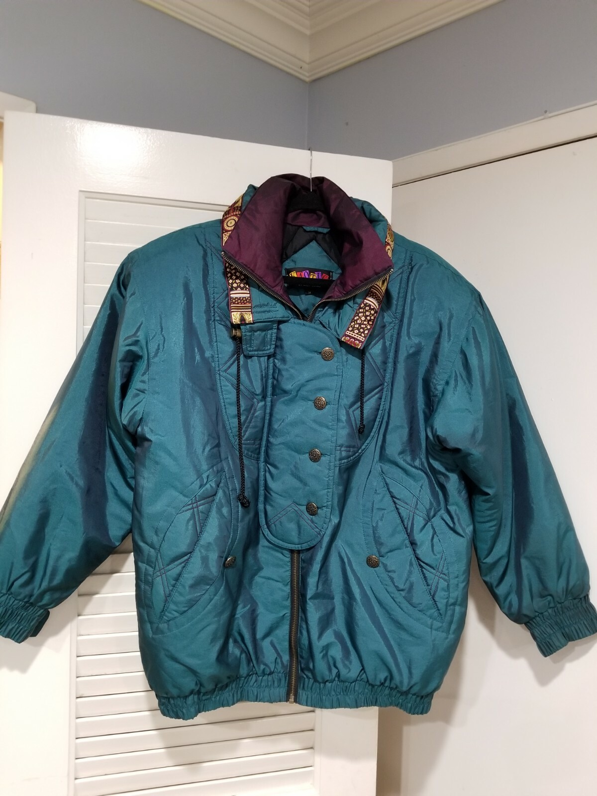 Vintage Women's Kaotic by Andy Johns Wind Breaker Ski Puffer