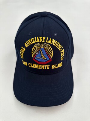 The Corps Naval Auxiliary Landing Field Logo Blue Baseball Cap Hat One Size