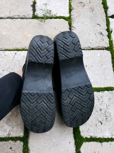 Dansko  Black Oiled Genuine Leather Closed Heel Clogs Size 41