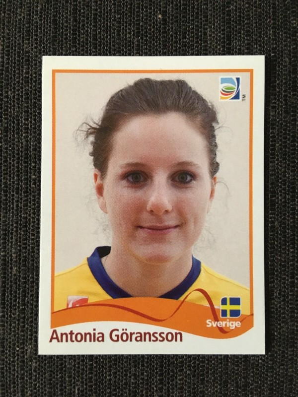 Vignette Panini World Cup Women Germany 2011 Antonia Goransson # 247 Original