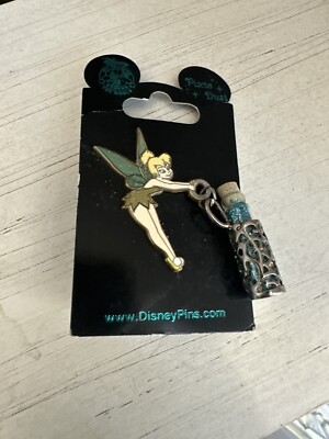 2007 TINKER BELL VIAL MAGIC DUST Pin DLR #PP53839 Disneyland Glitter Pixie