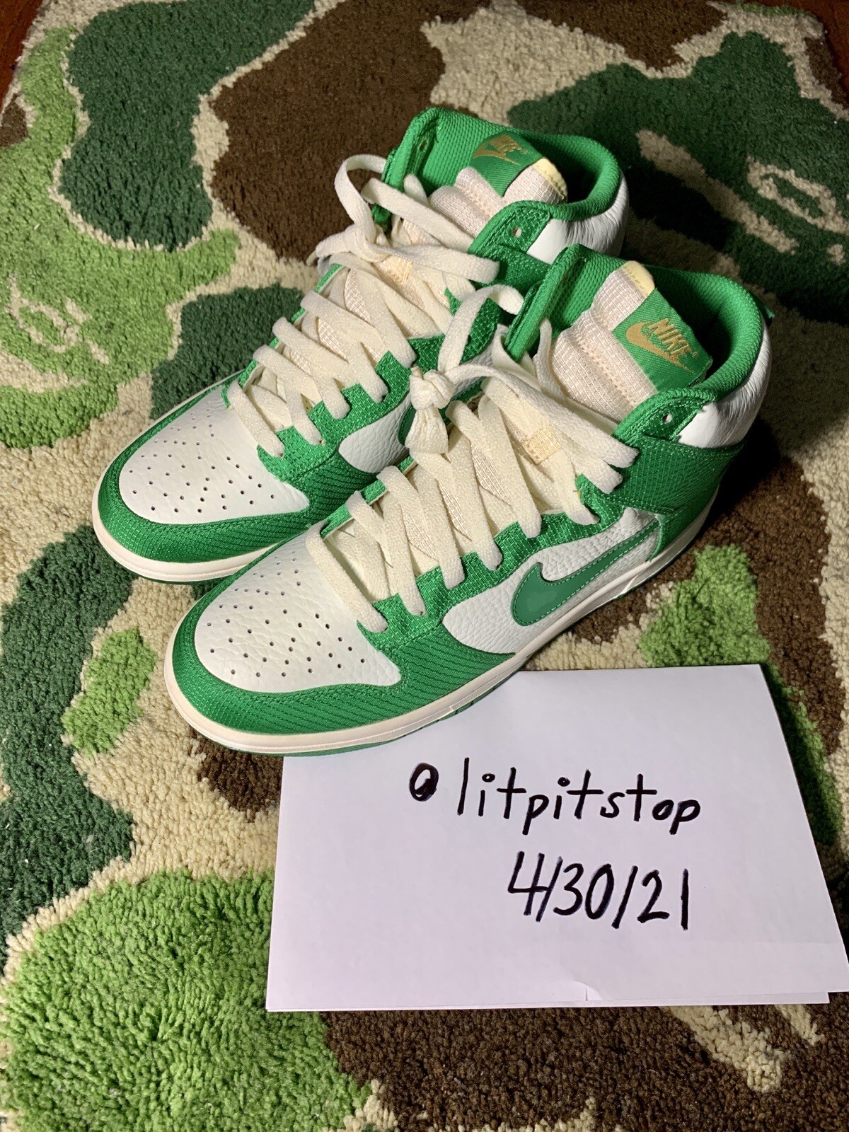 dunk high gorge green