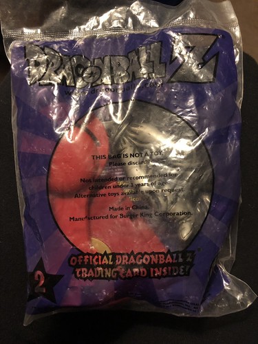 2000 Burger King Dragon Ball Z Goku #2 Bronze Sealed