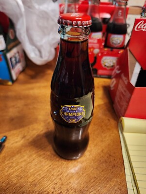 LSU Tigers Football National Champs 2019 Coca Cola Bottle-  8oz