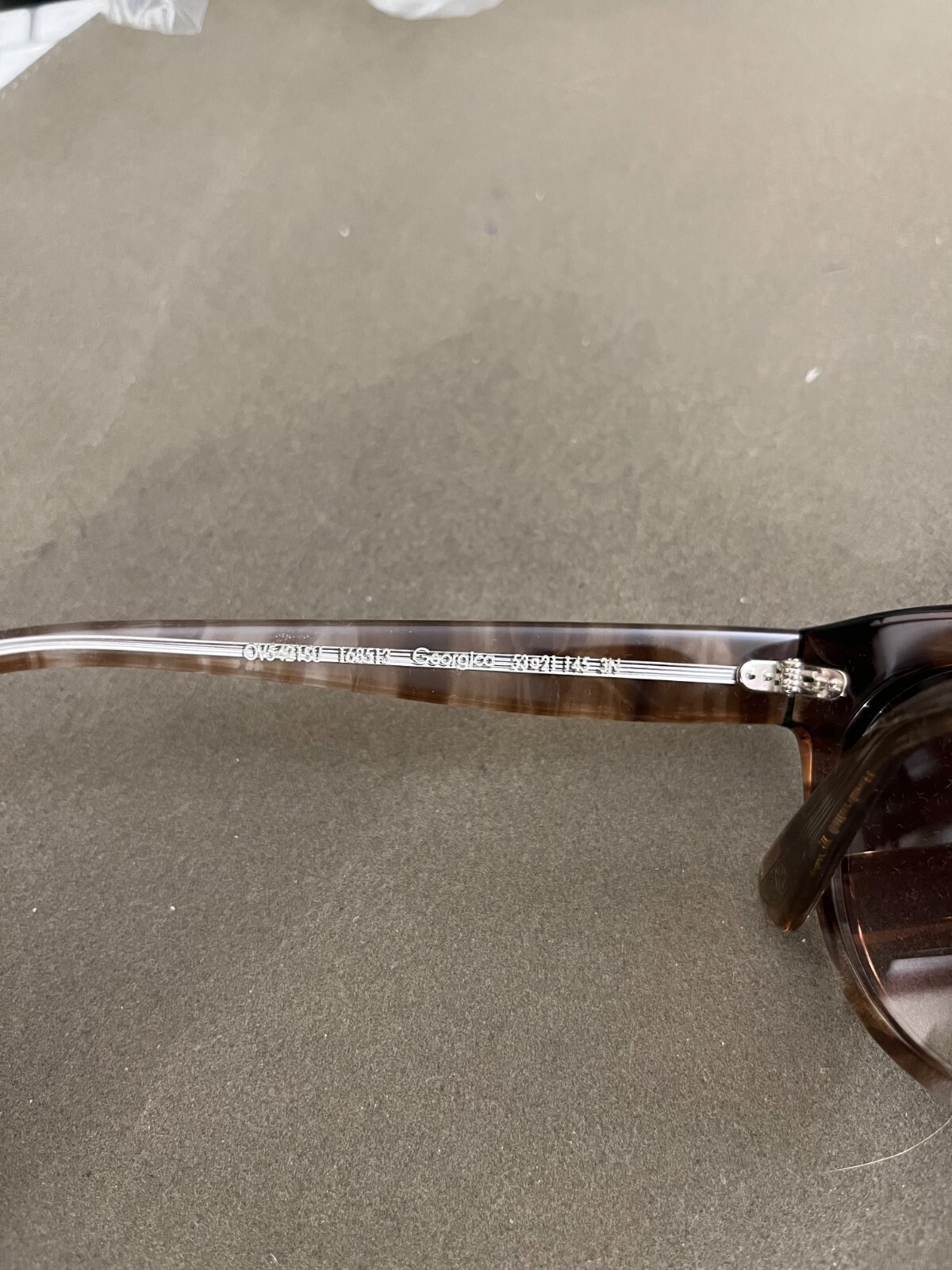 Pre-owned Oliver Peoples The Row X Georgica Sun Msrp$562 Ov5421su Rare Find In Brown