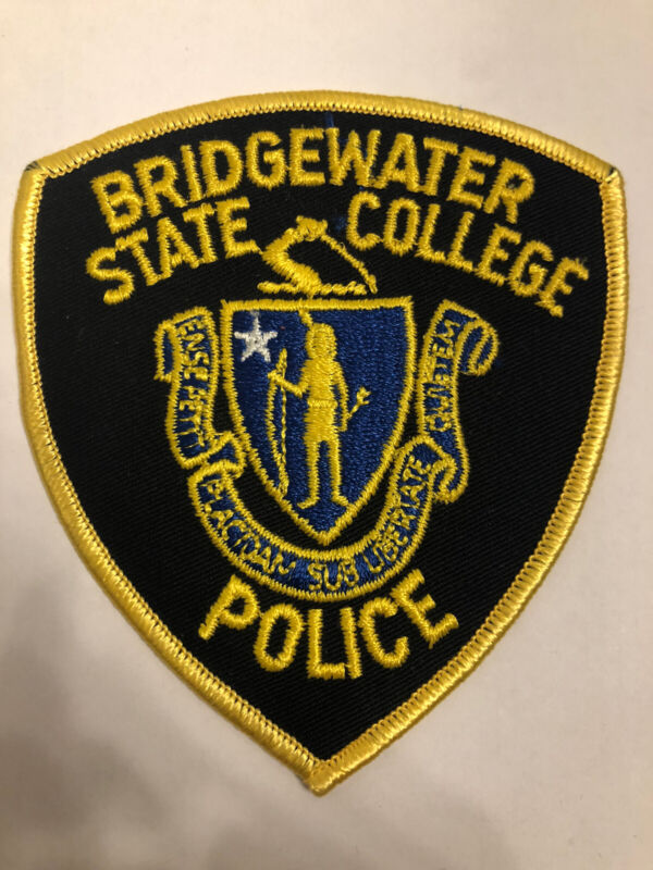 Obsolete Bridgewater State College Police Patch ~ Massachusetts