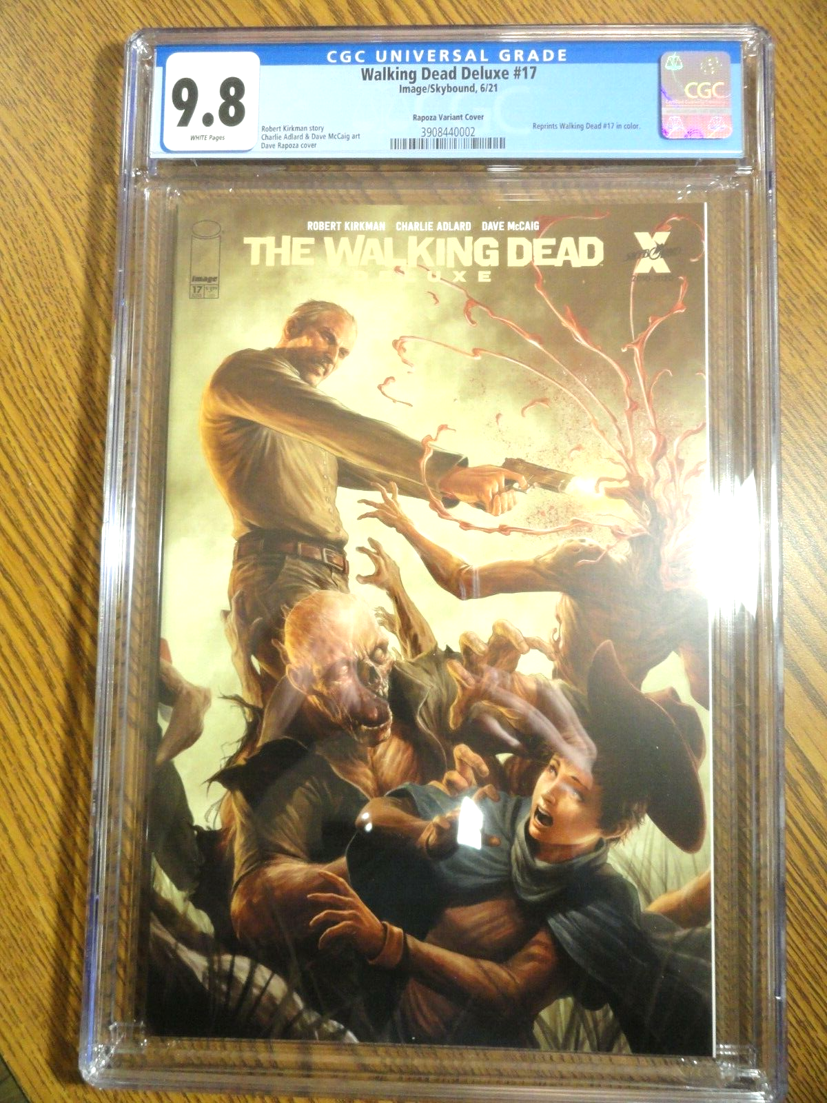 Walking Dead Deluxe #17 Rapoza Variant Cover CGC 9.8 NM/M