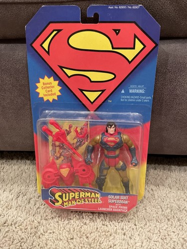 Superman Man Of Steel Solar Suit With Space Probe Launcher Kenner 1995 SEALED