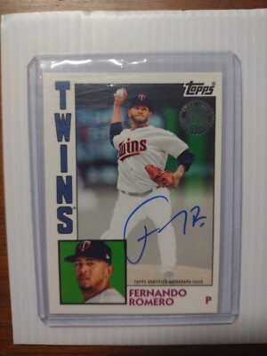 2019 Topps - 1984 Topps Baseball Autographs Series 2 #84A-FR Fernando Romero...