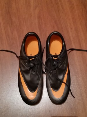 tacos nike mercurial anaranjados