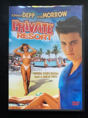 PRIVATE RESORT (1985) Johnny Depp, Rob Morrow US R1 DVD - RARE
