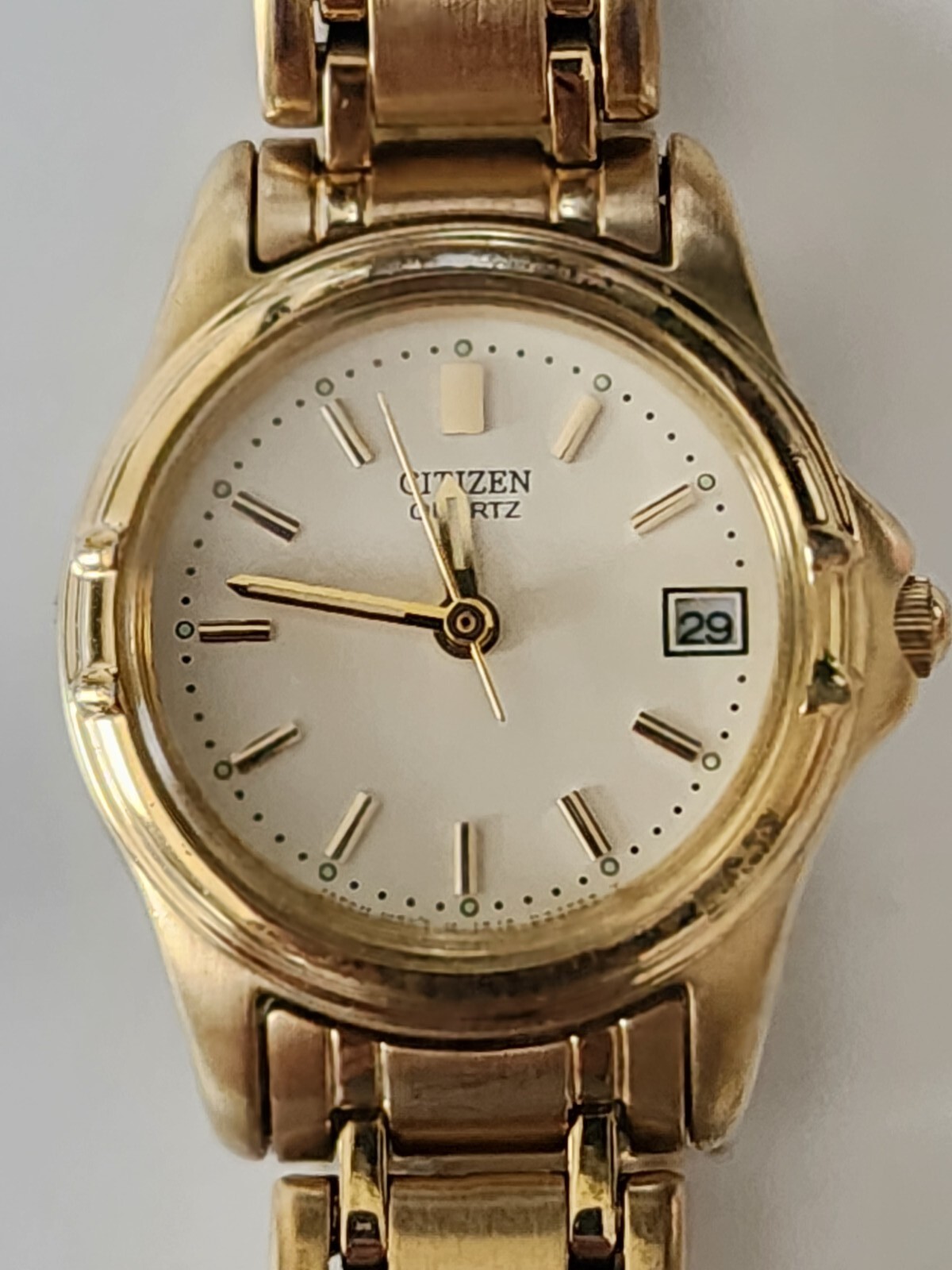 Citizen Gold-Tone Date Quartz Watch-GN -0-S-9 | eBay Citizen Gold-Tone Date Quartz Watch-GN -0-S-9 | eBay