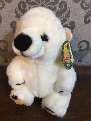 Adventure Planet Belly Buddies Heirloom Collection Polar Bear Plush Realstic Cub