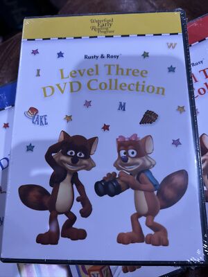Level Three 3 RUSTY & ROSY 4 DVD Collection Waterford Early Reading Program