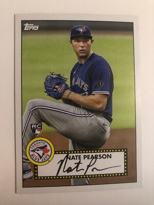 2021 Topps Series 1 1952 Redux Nate Pearson Blue Jays RC 18