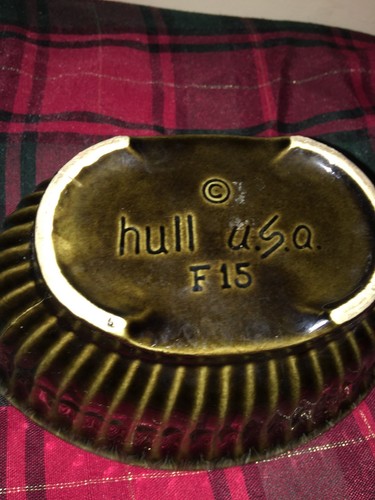 Hull Oblong Vase, Green Drip, In Very Good Condition, No Chips Or Cracks