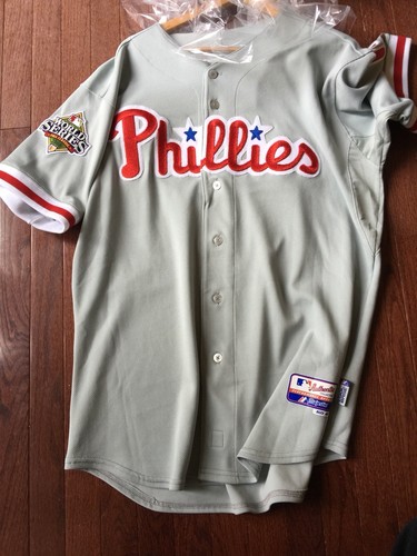 Matt Stairs Philadelphia Phillies Game Used 2008 World Series Road Jersey