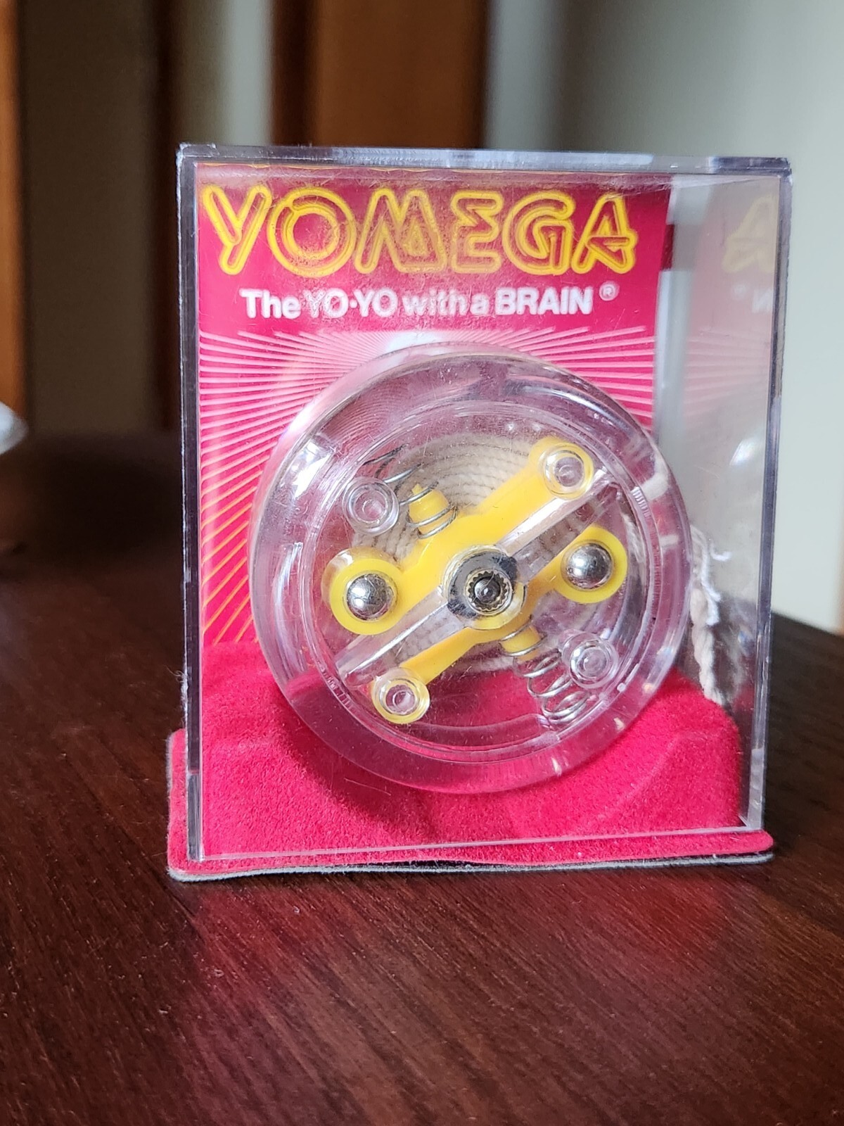 Rare Yomega The YOYO with a Brain Clear with No Lettering/Stenciling